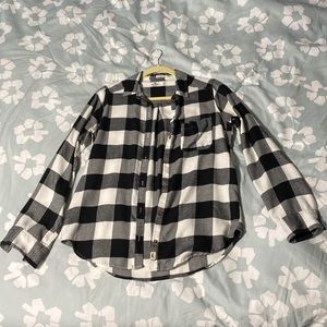 XS Hollister boyfriend fit button up shirt